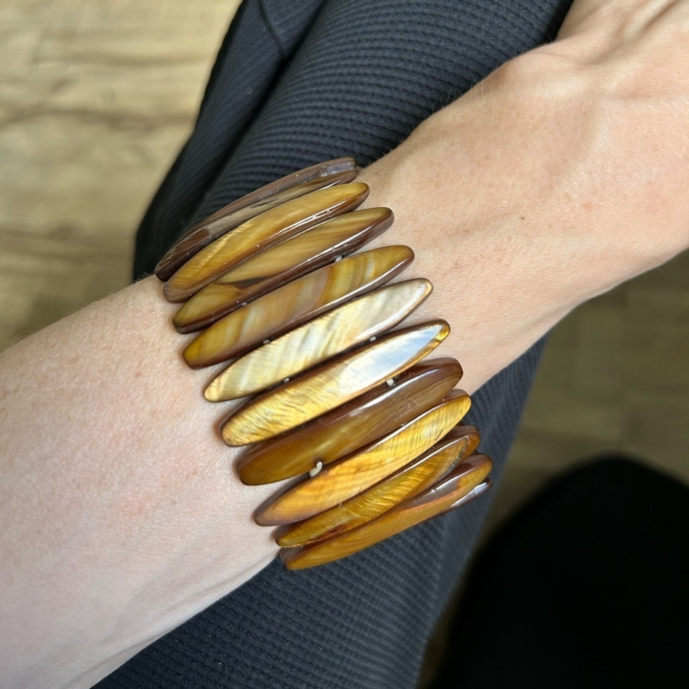 Tigers eye stone Stretch Bracelet protective